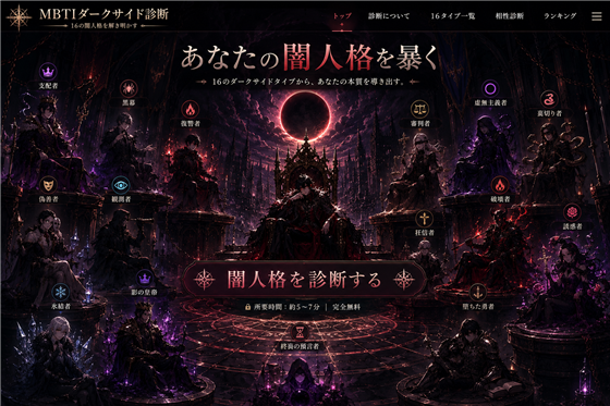 MBTIダークサイド診断